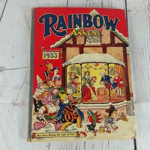 Rainbow Annual 1953 British Illustrated Pictures and Stories for Children Bruin